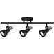 Polo 3 Light Black Track Lighting Ceiling Light