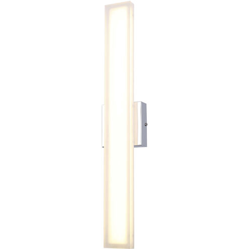 Javi LED 4.38 inch Chrome Vanity Light Wall Light
