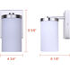 Britton 1 Light 6.13 inch Brushed Nickel Vanity Fixture Wall Light