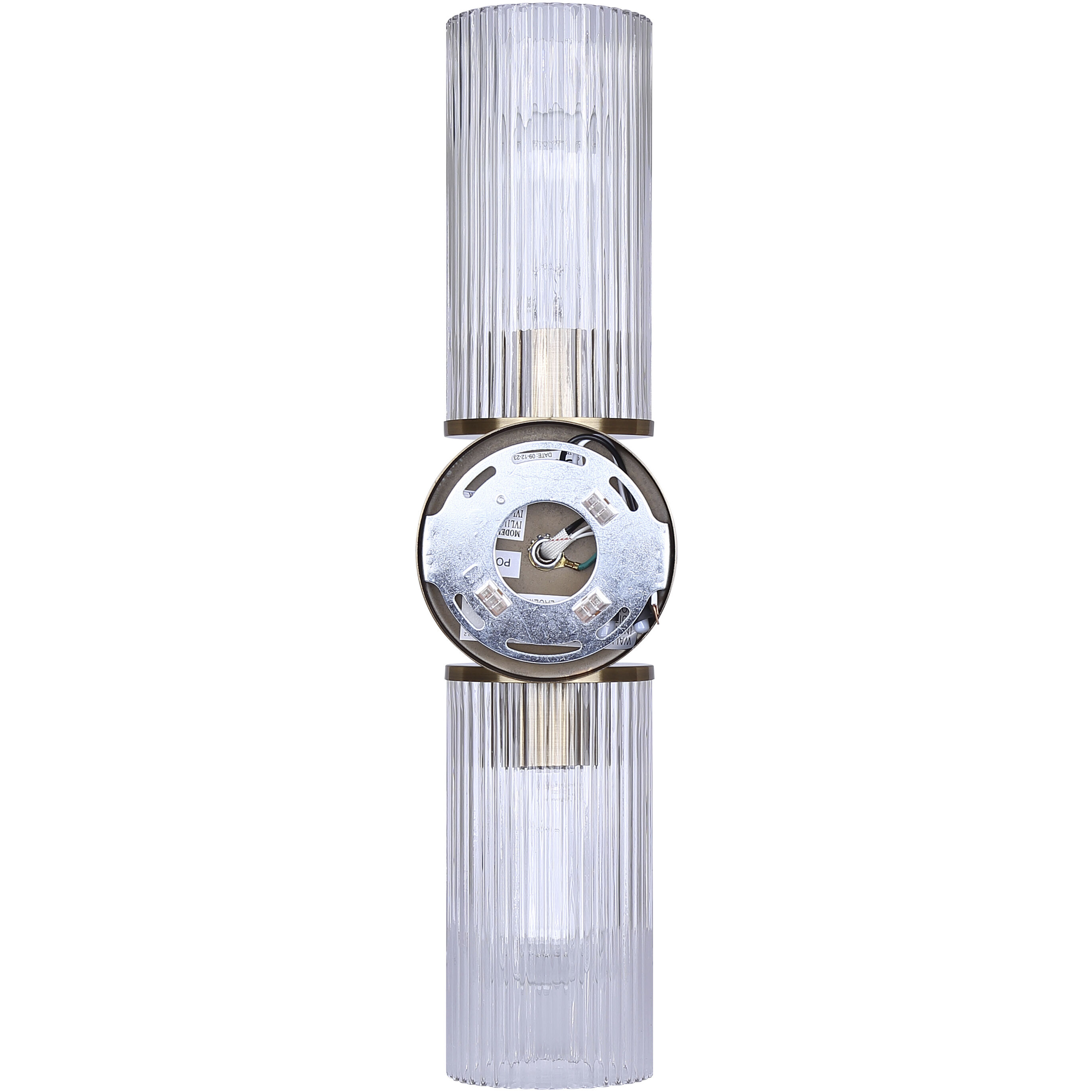 Kinslea 2 Light 6 inch Gold Vanity Light Wall Light in Clear Glass