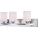 Madison 3 Light 24 inch Brushed Pewter Vanity Light Wall Light