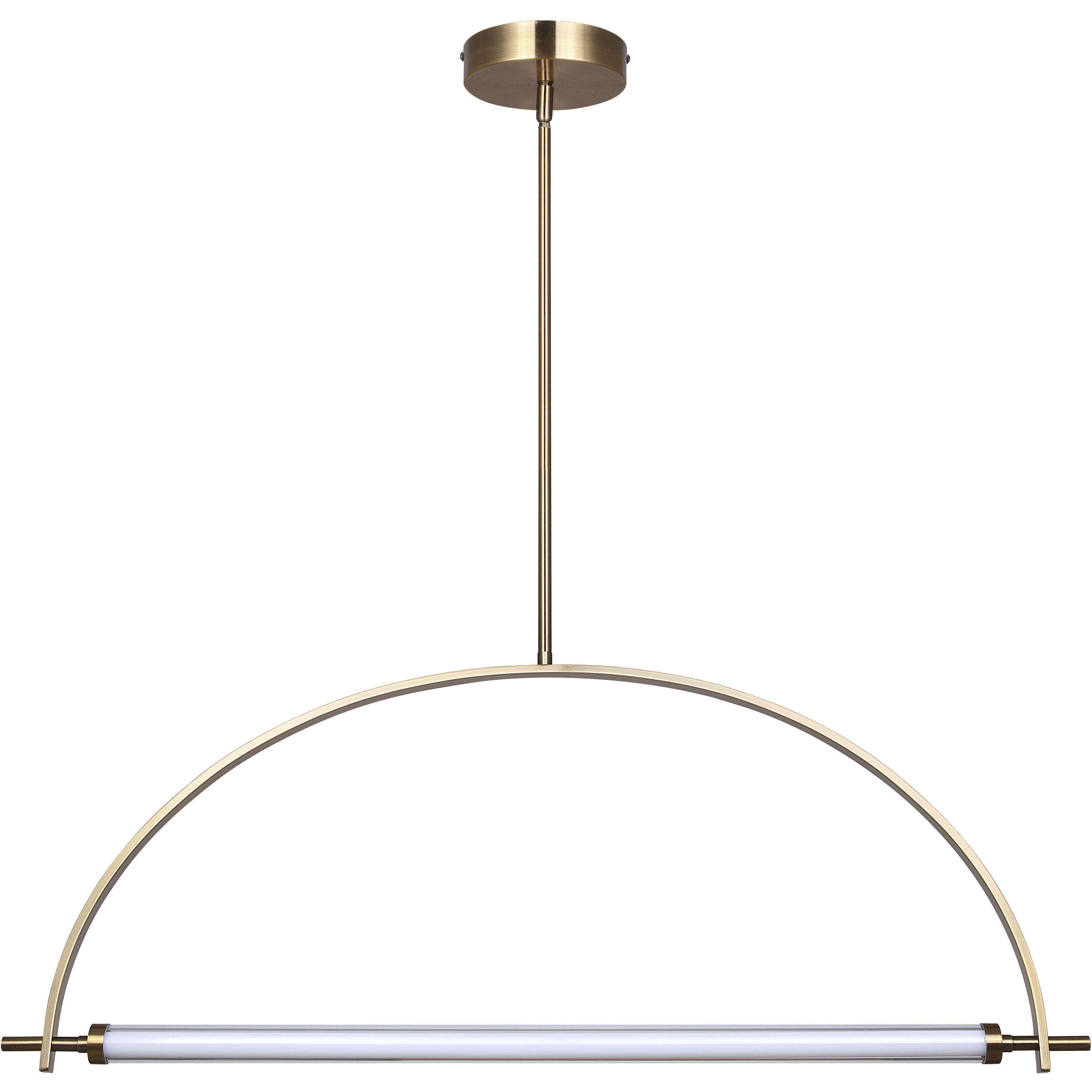 Keaton LED 33.5 inch Gold Chandelier Ceiling Light