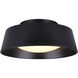 Madison LED 14 inch Black Outdoor Flush Mount