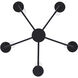 Benson 5 Light 23 inch Black Chandelier Ceiling Light