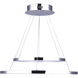 Madison LED 24 inch Chrome LED Chandelier Ceiling Light