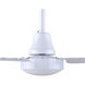 DC 60 inch White Industrial Ceiling Fan