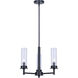 Benson 3 Light 16 inch Black Chandelier Ceiling Light