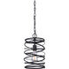 Madison 1 Light 8 inch Black Pendant Ceiling Light