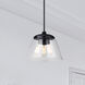 Declan 3 Light 13 inch Matte Black Pendant Ceiling Light