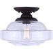 Madison 1 Light 13 inch Oil Rubbed Bronze Flush Mount Ceiling Light