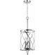 Madison 3 Light 10 inch Chrome Chandelier Ceiling Light