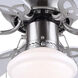 Madison 30 inch Brushed Pewter with White/Bleached Oak Blades Indoor Fan