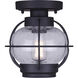 Madison 1 Light 8 inch Oil Rubbed Bronze Flush Mount Ceiling Light