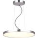 Lenox LED 24 inch Brushed Nickel Chandelier Ceiling Light
