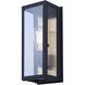 Miller 1 Light 5.5 inch Black/Gold Outdoor Lantern