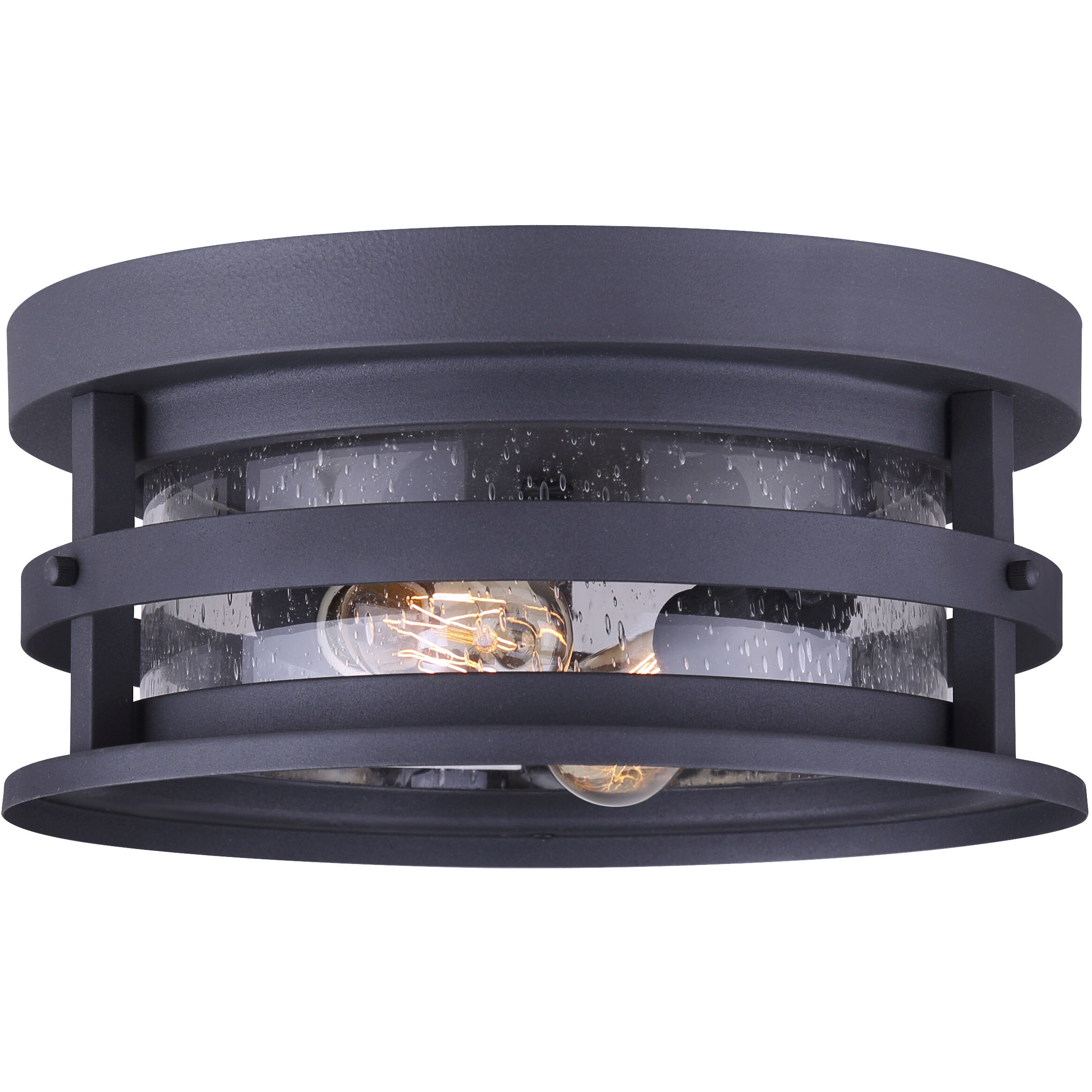 Madison 2 Light 6 inch Black Outdoor Wall Light