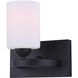Hampton 1 Light 8 inch Black Vanity Light Wall Light