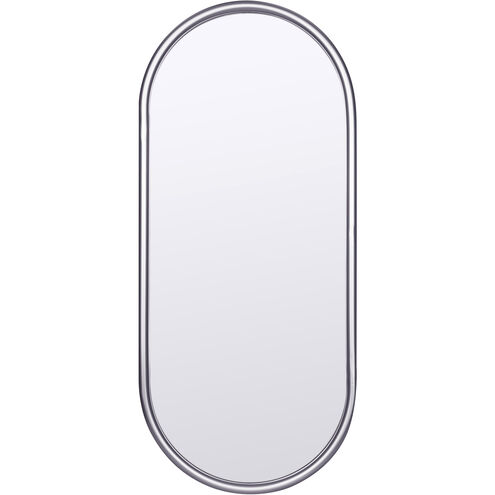 Lyra 27 X 12 inch Brushed Nickel Décor Mirror
