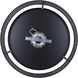 Bellamy 3 Light 19 inch Black Flush Mount Ceiling Light in Black Faux Rattan