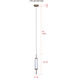 Lavene LED 5.13 inch Gold Pendant Ceiling Light