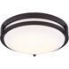 Madison LED 13 inch Oil Rubbed Bronze Flush Mount Ceiling Light