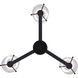 Madison 3 Light 20 inch Black Chandelier Ceiling Light