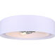 Landra 3 Light 19 inch Brushed Nickel Flush Mount Ceiling Light