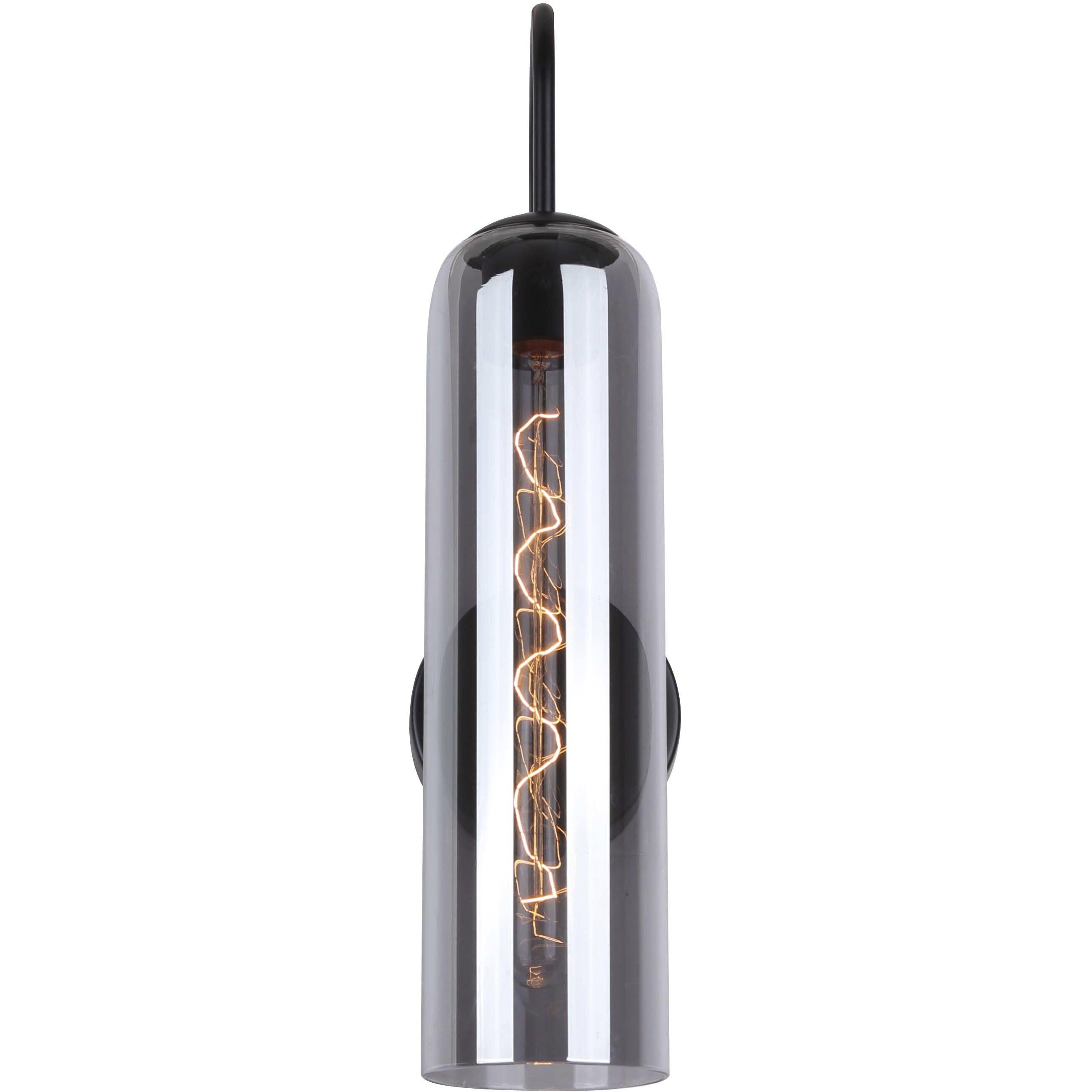 Eloise 1 Light 4.75 inch Black Wall Light