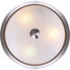 Madison 3 Light 15 inch Brushed Nickel Flush Mount Ceiling Light