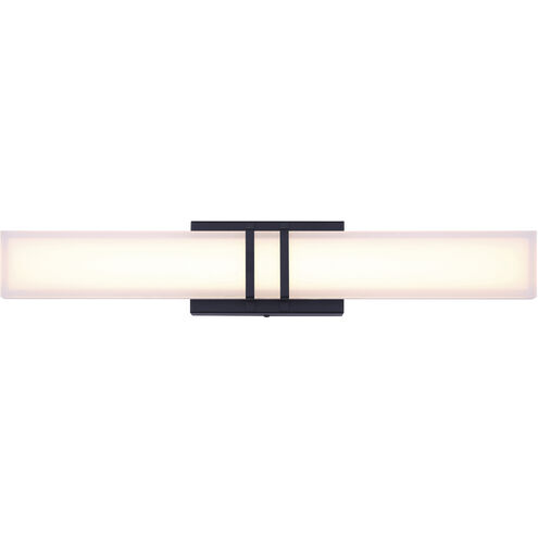 Madison LED 24 inch Black Vanity Light Wall Light
