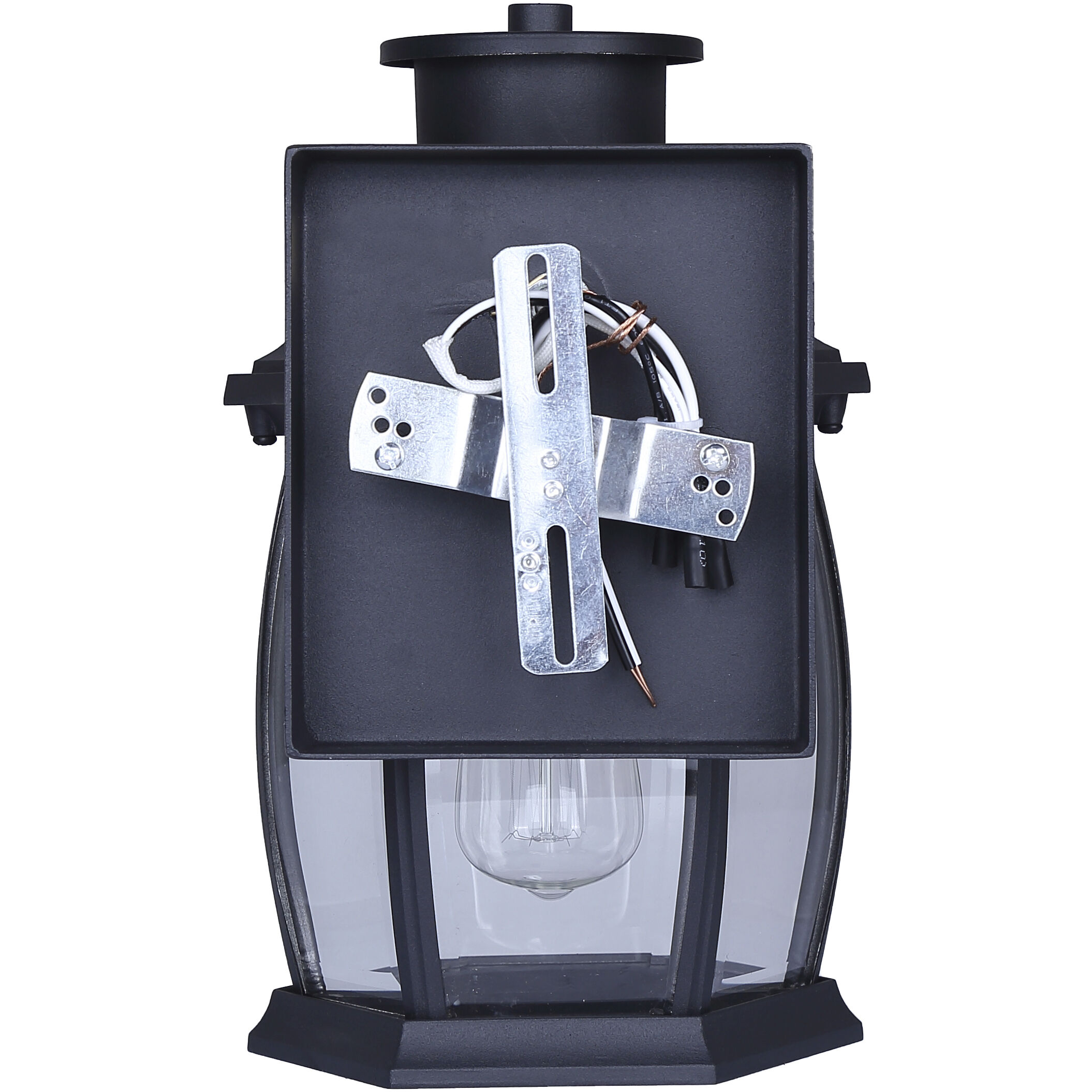 Buckly 1 Light 10.25 inch Black Outdoor Wall Lantern