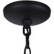 Delta 1 Light 13 inch Black/Gold Pendant Ceiling Light
