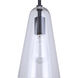 Luisa 1 Light 5.88 inch Black Pendant Ceiling Light