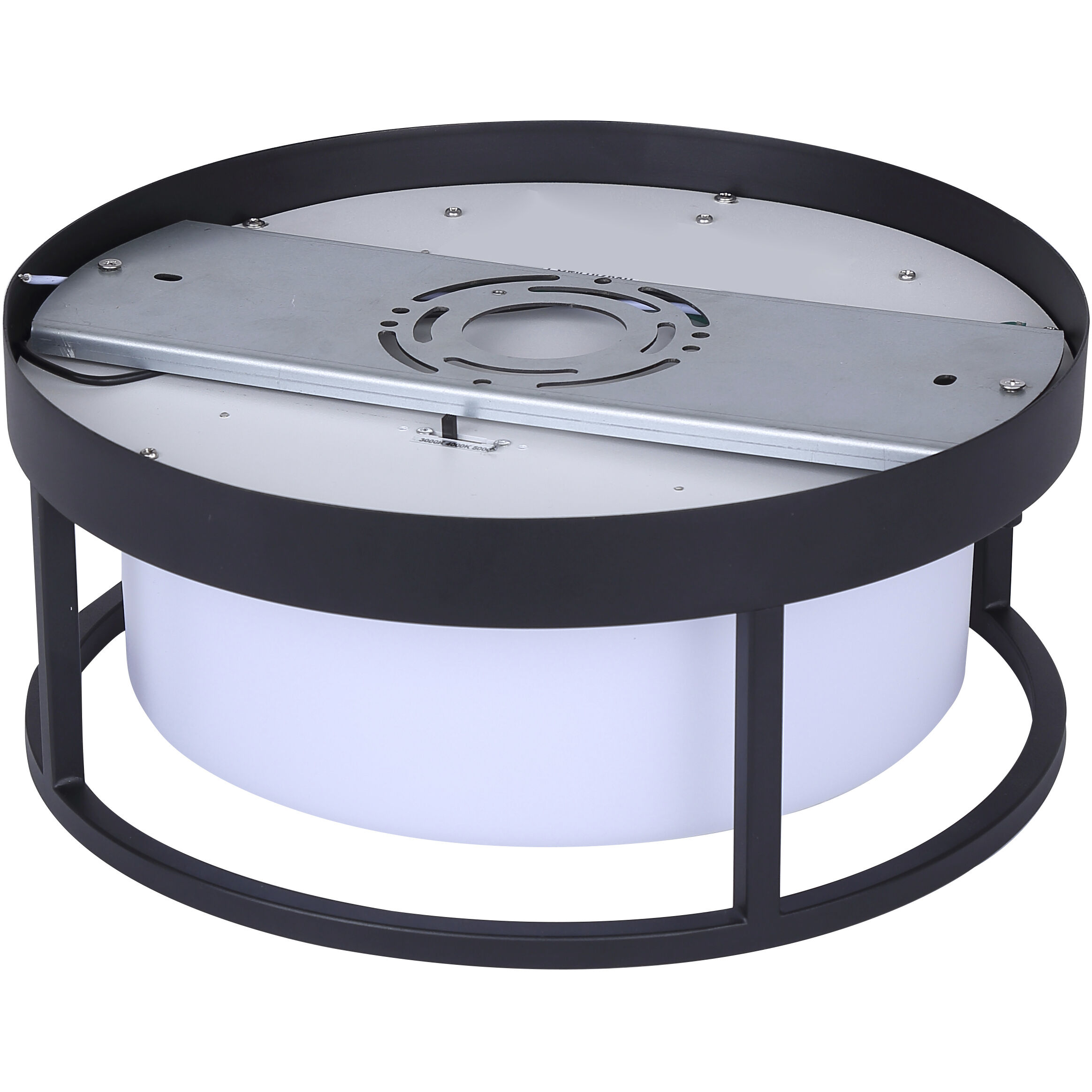 Vero LED 12 inch Black Outdoor Ceiling Lantern