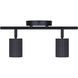 Rexton 2 Light Black Track Lighting Ceiling Light