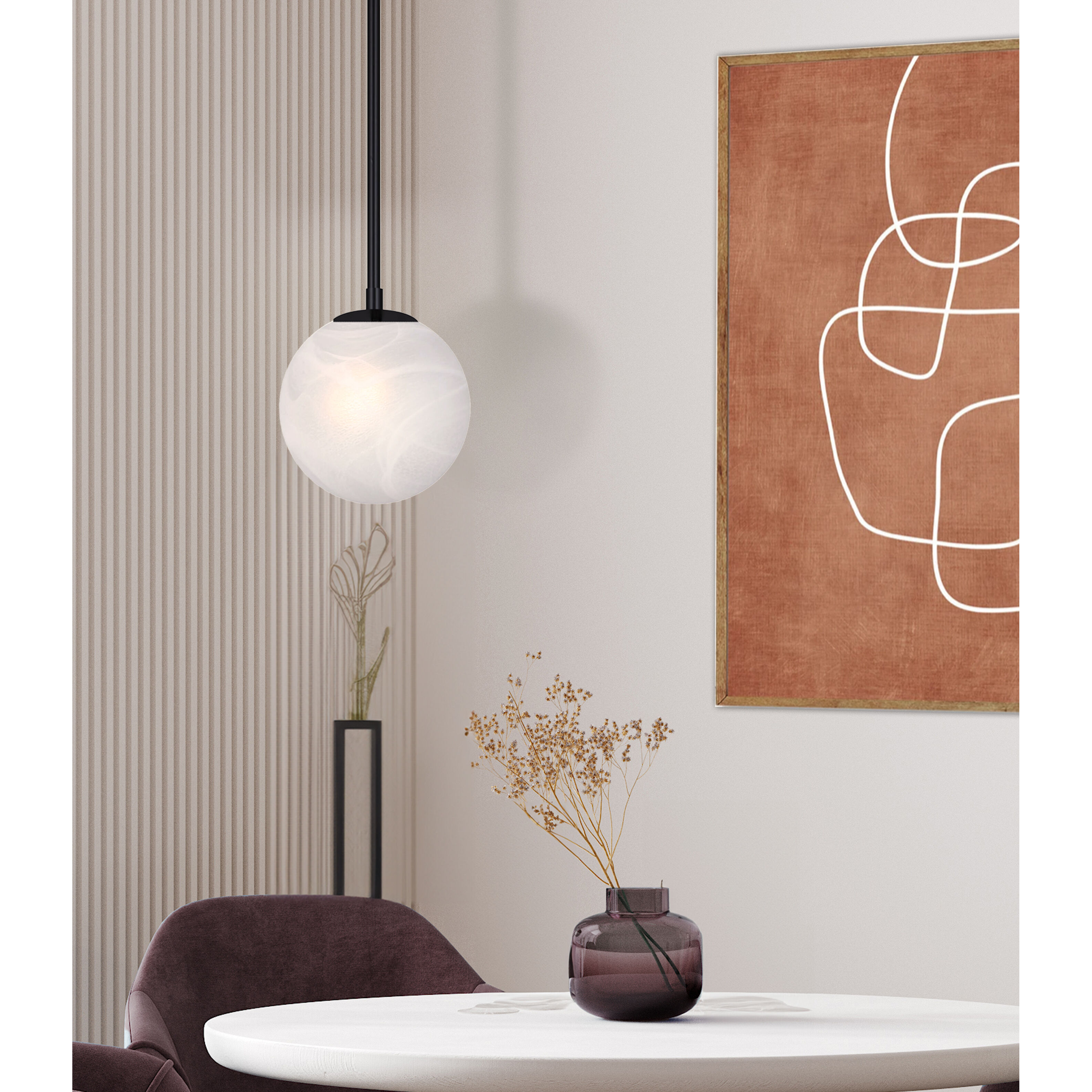 Mackenna 1 Light 7 inch Black Pendant Ceiling Light