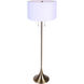 Clara 61 inch 100.00 watt Gold Floor Lamp Portable Light