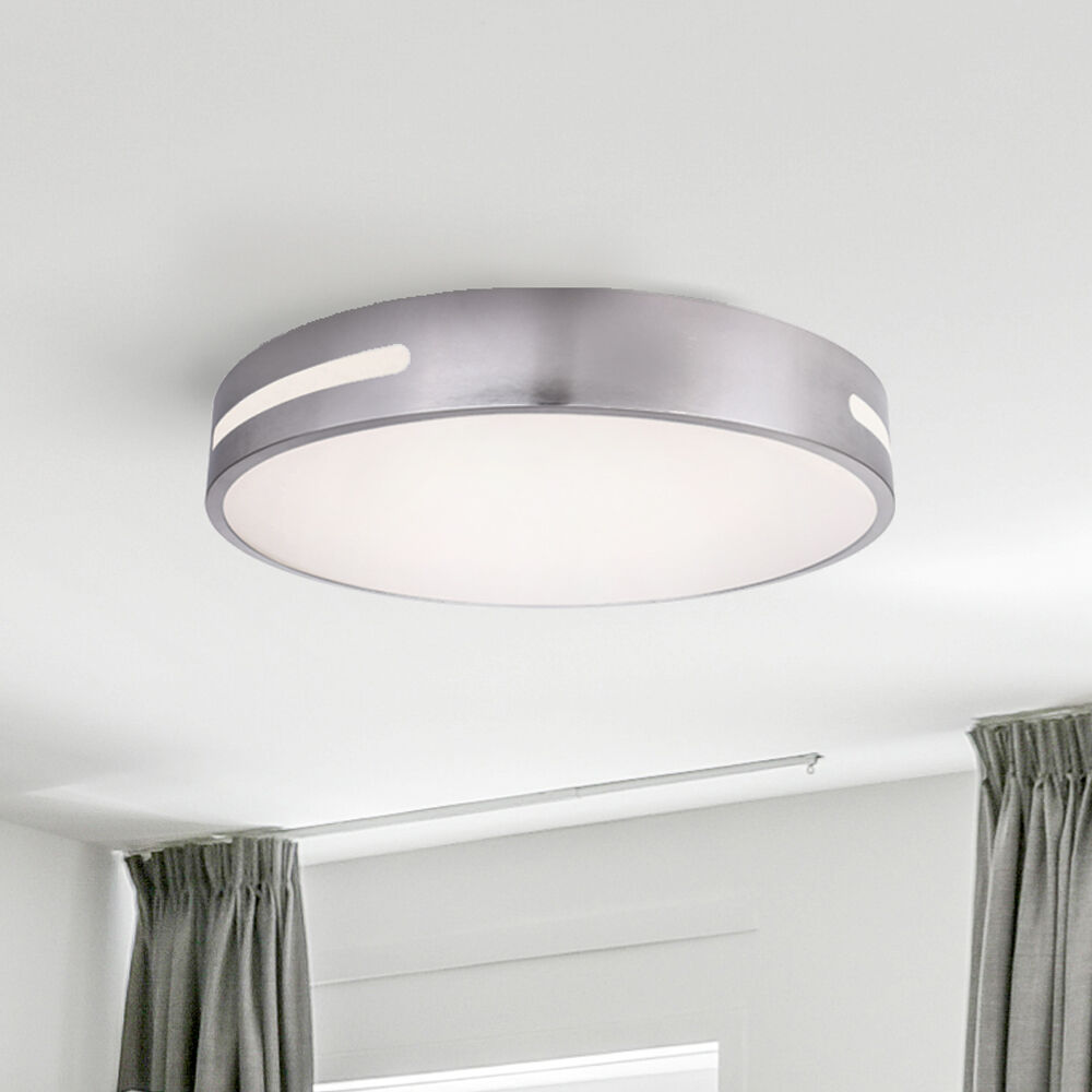 Niven LED 13 inch Brushed Nickel Flush Mount Ceiling Light