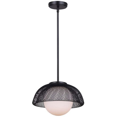 Emerich 1 Light 12.25 inch Black Pendant Ceiling Light