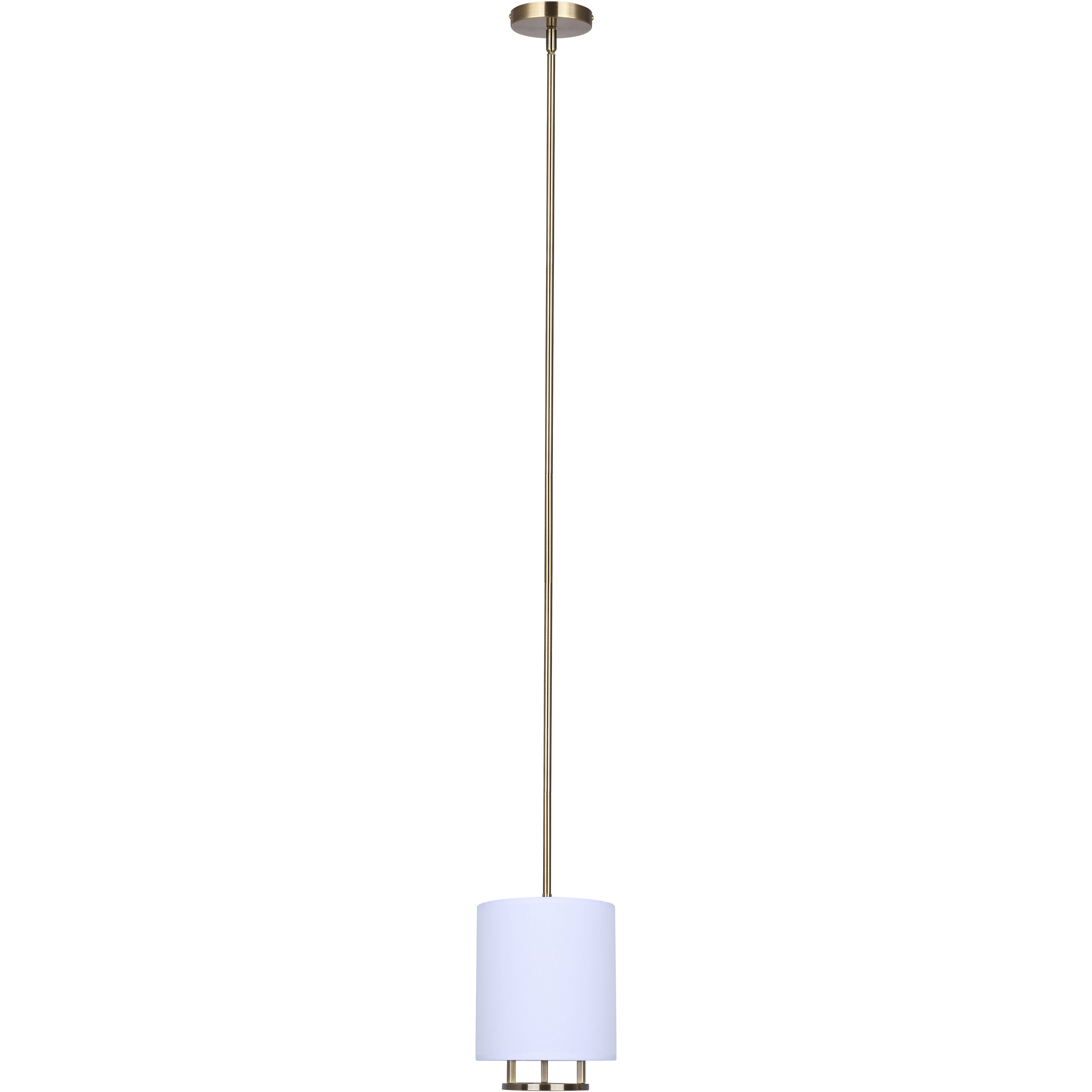 Bonnie 1 Light 8 inch Gold Pendant Ceiling Light