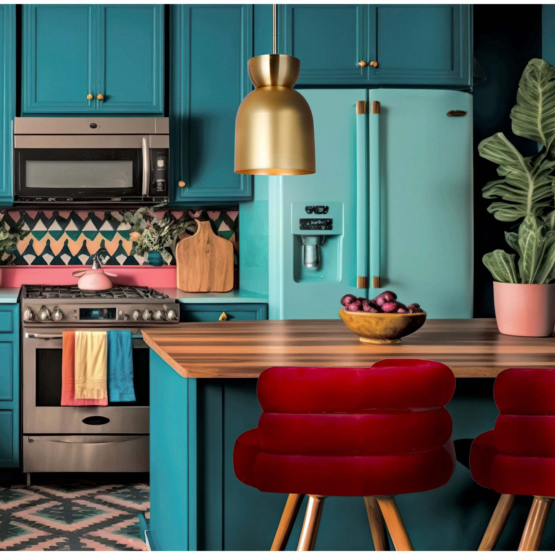 Aurea 1 Light 9 inch Gold Pendant Ceiling Light