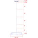 Zaria LED 18.25 inch White Chandelier Ceiling Light