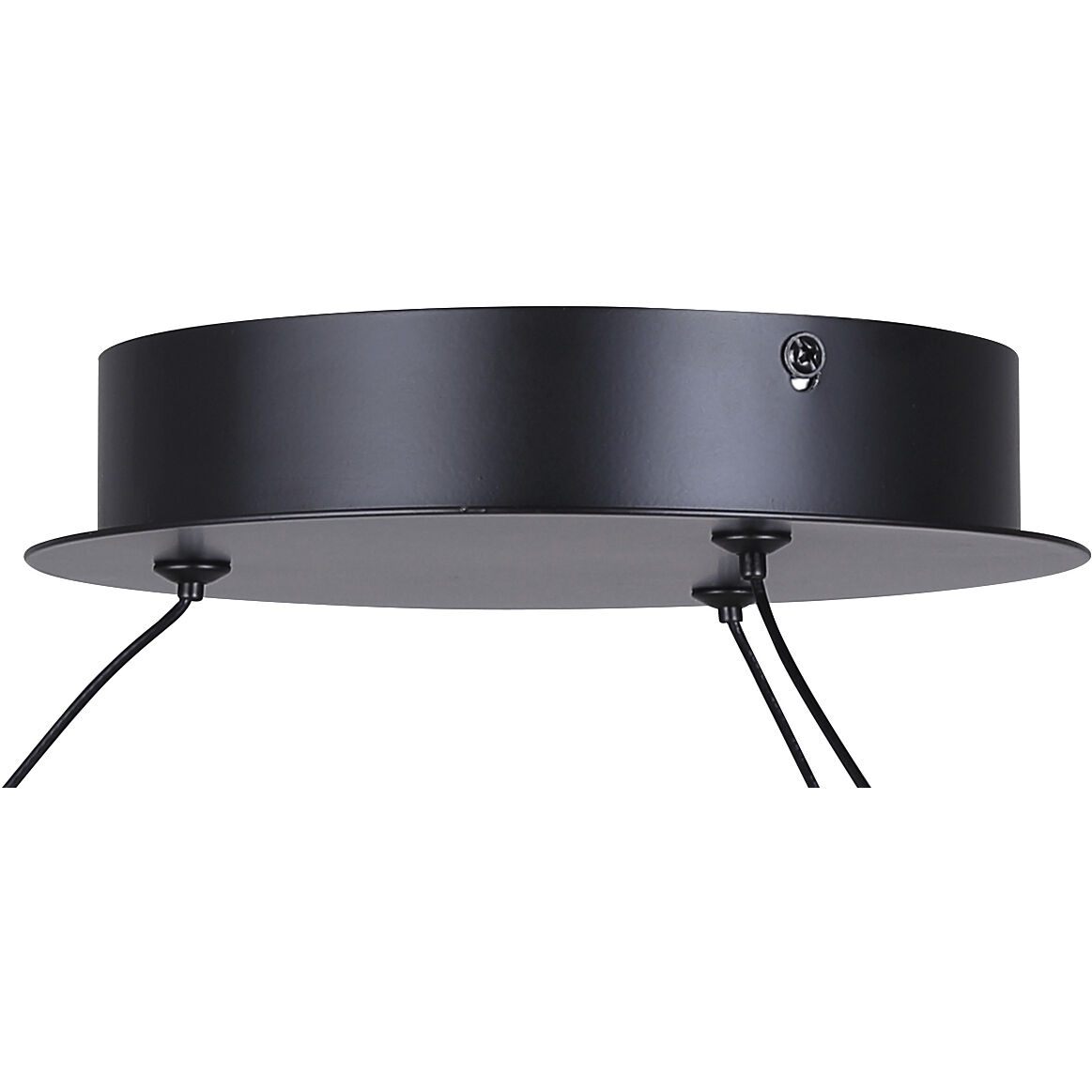 Castra LED 16.88 inch Black Semi-Flush Mount Ceiling Light