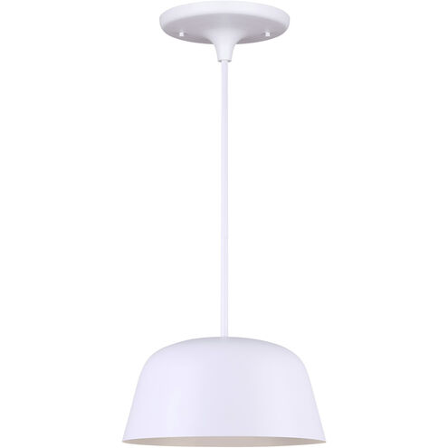 Kiliam 1 Light 13 inch Matte White Pendant Ceiling Light
