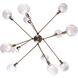 Madison 12 Light 44 inch Gold Chandelier Ceiling Light