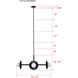 Payton 4 Light 16.88 inch Black Chandelier Ceiling Light