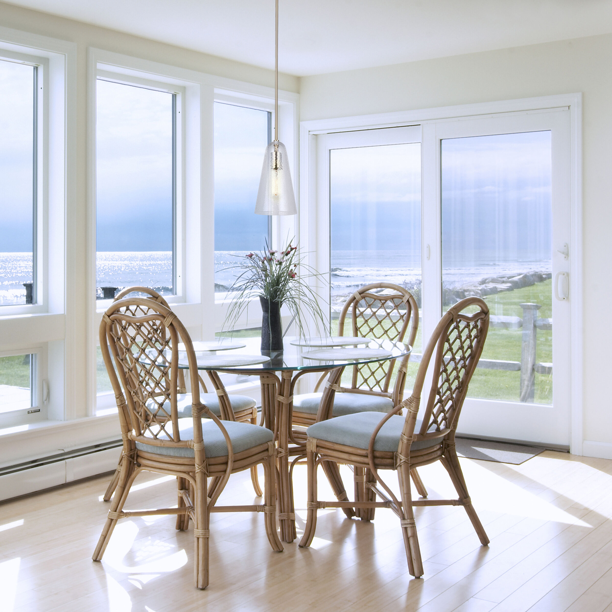 Luisa 1 Light 5.88 inch Gold Pendant Ceiling Light