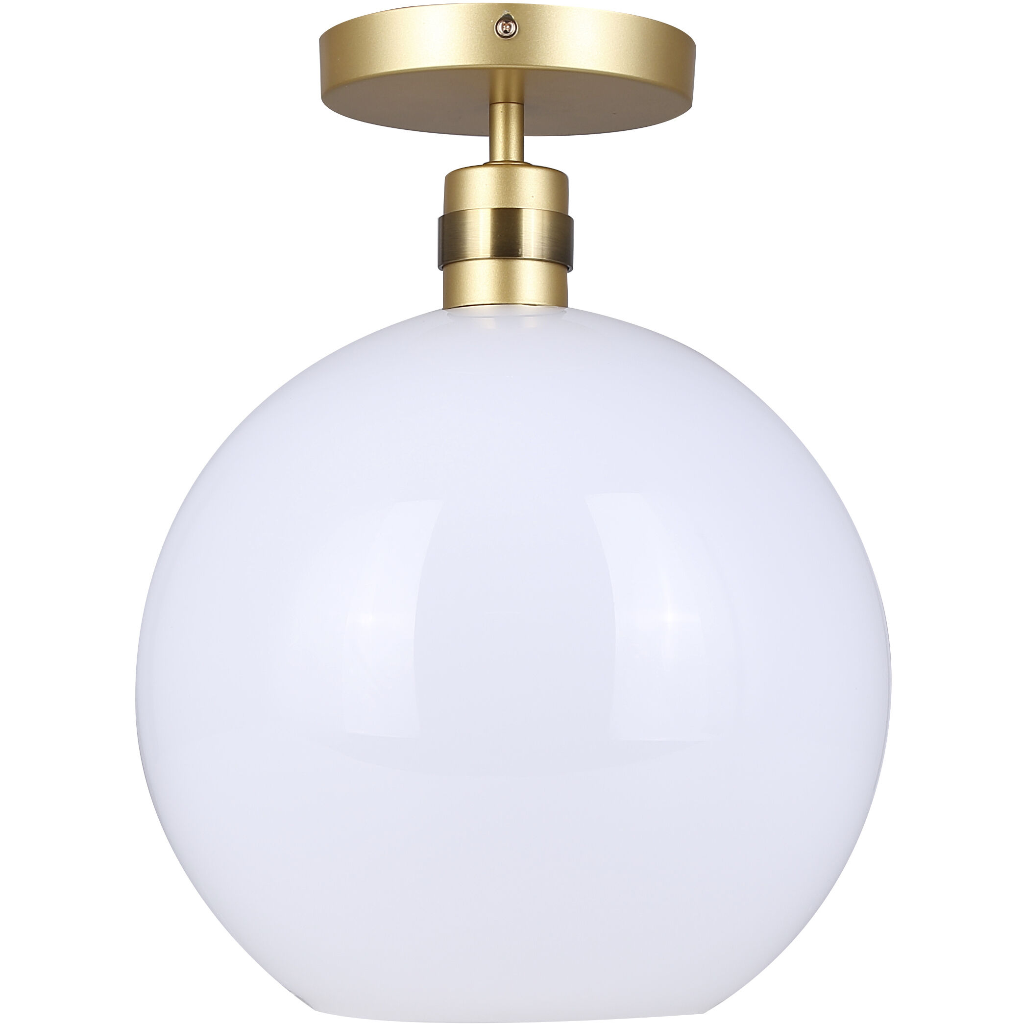 Monroe 1 Light 11.75 inch Gold Pendant Ceiling Light