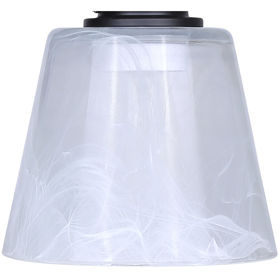 Luelle 3 Light 25 inch Black Vanity Light Wall Light