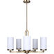 Kinslea 5 Light 25.63 inch Gold Chandelier Ceiling Light